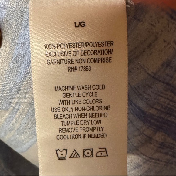 Halston Heritage Abstract Brushstroke Slip Dress Size L - Picture 5 of 8